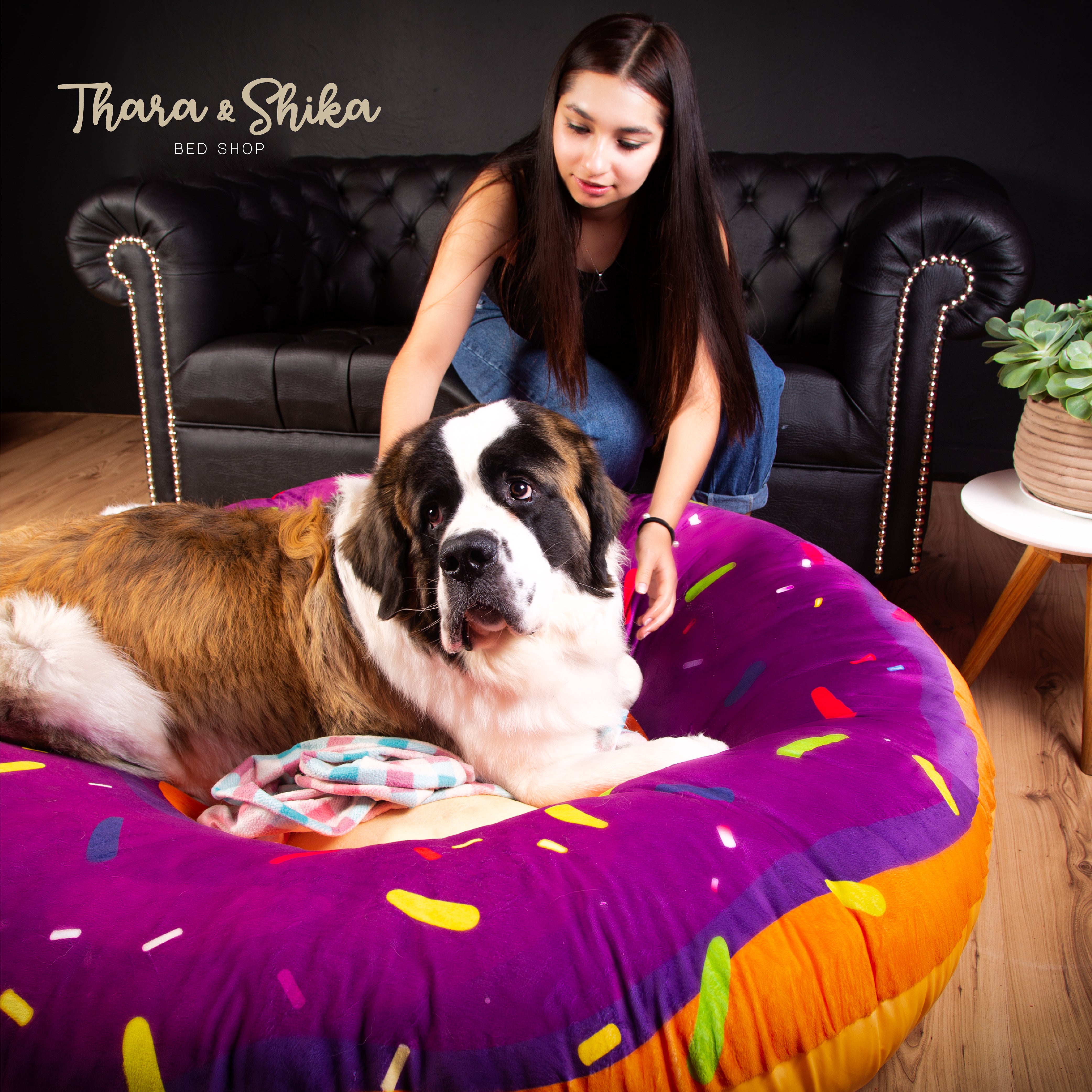 Cama Donut Print 100% lavable